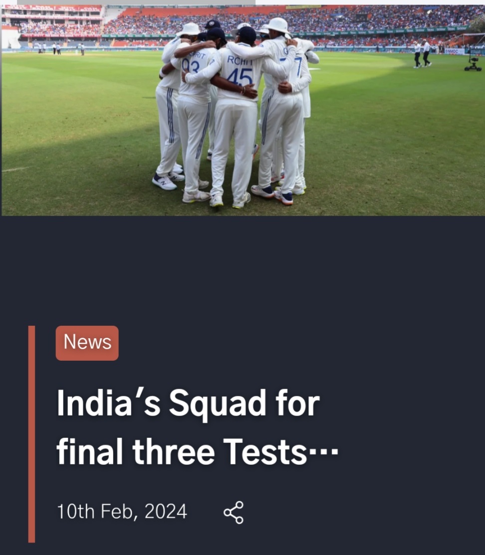 India Test Squad: Fantasy Tips 
